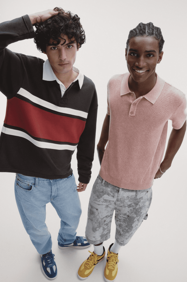 No Boundaries Mesh Polo Sweater with Short Sleeves, Men's XS-3XL