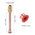 thumbnail image 2 of Uxcell 1/4 SAE Flare Male Thread Tubing Adapter Brass Pipe Fitting 2 Pack, 2 of 5