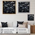 thumbnail image 4 of Designart "Dark Minimalist Stone View" Stone Geode Floater Framed Canvas Prints, 4 of 5