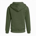 thumbnail image 5 of Staki Girls Lightweight Zip-Up Hoodie for Kids Soft Casual Hooded Sweatshirt 4-15Y(Army Green,4-5 Years), 5 of 7