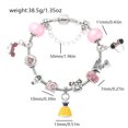 thumbnail image 1 of Disney-pulsera DIY de Mickey Castle para mujer, pulseras coloridas de Pandora, colgante de vestido de princesa esmaltado, accesorios de joyería, 1 of 5