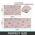 thumbnail image 7 of Pink Boho Bohemia Rainbow Hearts Pattern Kitchen Rugs Sets Of 2,Anti Fatigue Kitchen Mat Rugs Non Slip Washable,Decorative Kitchen Floor Mats for Kitchen,Sink,Laundry,17"x30"+17"x47", 7 of 7