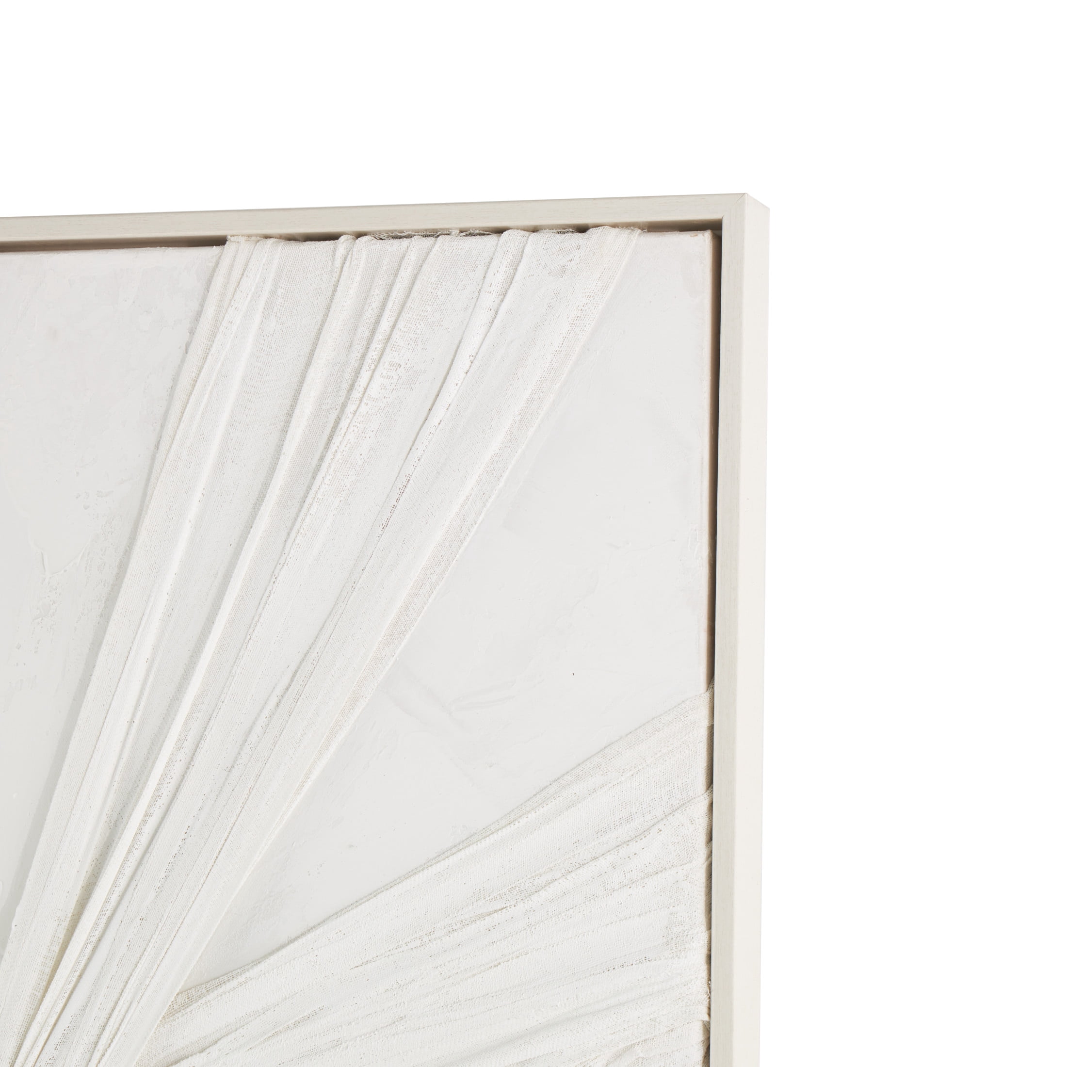 41" x 56" Intertwined Cloth Abstract Framed Wall Art, by DecMode