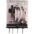 thumbnail image 4 of 6X HH52P DC 24V Coil DPDT 8 Pins Electromagnetic Power Relay with DYF08A Base, Black+ Clear Blue, 4 of 5