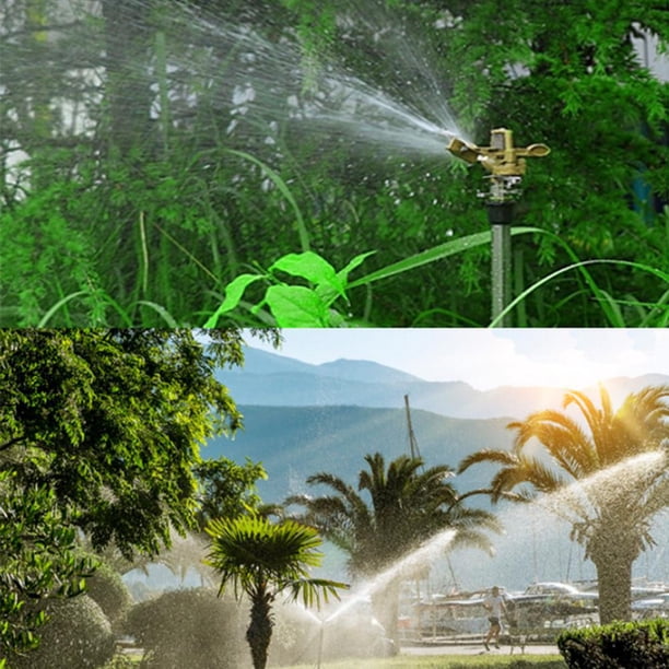Herramienta de aspersión de riego de jardín automática de Metal de artefacto de riego giratorio Sywqhk Libre de BPA