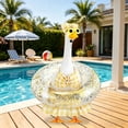 thumbnail image 5 of Porch Goose Outfits Bikini Costume Set for 23 Inch Goose, Colorful Two Piece Swimsuit with Floral Pattern, Lawns and Patio Summer Decor, Poolside Accent for Hot Days, 5 of 6