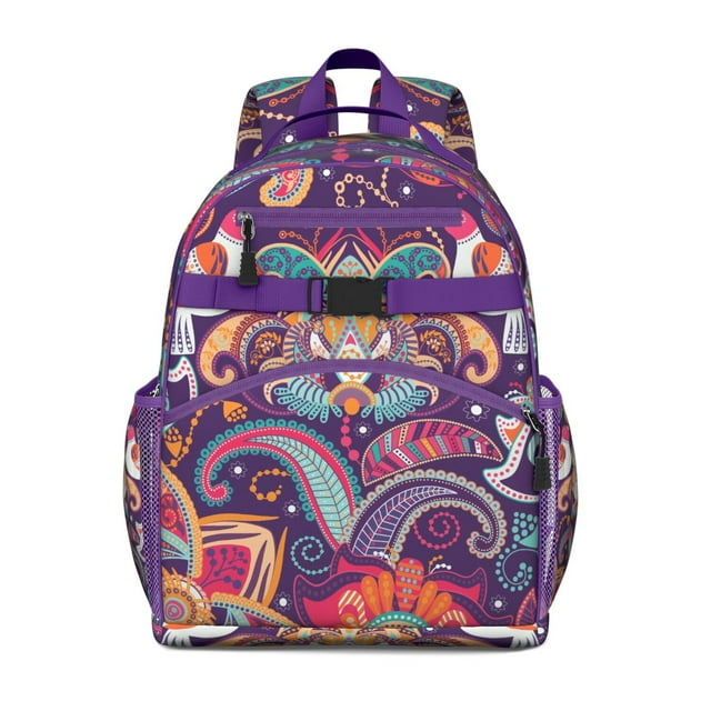 Mandala Vintage Paisley Backpack Breathable & Durable for Daily Use