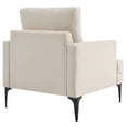 thumbnail image 5 of Modway Evermore Upholstered Fabric Armchair in Beige, 5 of 8