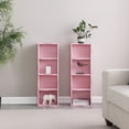 thumbnail image 4 of Deiokin 8-Layer Adjustable Shelf Bookshelf with Wavy Border Design, Multi-Functional Display Storage, 2-Tier Detachable Bookcase for Home Office, 4 of 9