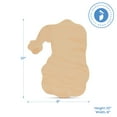 thumbnail image 2 of Santa Christmas Cutouts 10 inch, Pack of 25 Unfinished Wood Cutouts for Crafts and Holiday Ornaments, by Woodpeckers, 2 of 7