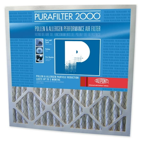 Photo 1 of 20x25x1 (19.75 x 24.75) PURAFILTER 2000® Allergen 8000 MERV 8 Air Filter "2 PACK"