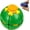 Green, variant on Magic Squishy Spinning Ball, Funny Stress Ball, Stress Relief & Anxiety Desk Accessory (Blue)