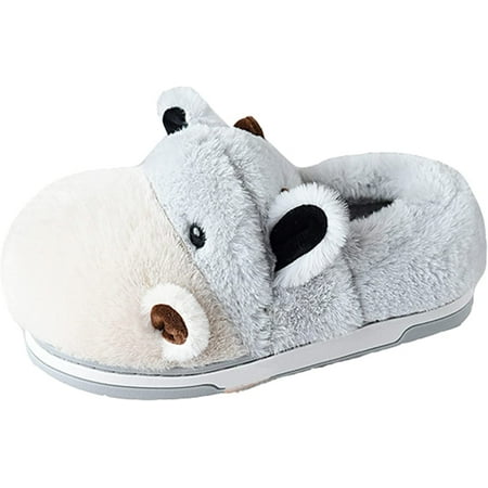 

CoCopeaunt Adult Cotton Slippers hippo Slippers Home Slippers Plush Slippers Animal Slippers