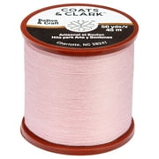 Coats & Clark Button & Craft Light Pink Cotton/Polyester Thread, 50 Yards