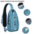 thumbnail image 2 of Crossbody Sling Backpack for Women Men Great White Shark Shoulder Sling Crossbody Casual Chest Bag for Travel Sports Running Hiking, 2 of 6