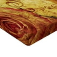 thumbnail image 2 of Ambesonne Rose Fitted Sheet, Old Rose Music Note Shabby, Twin XL Size, Cream Red, 2 of 3
