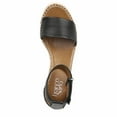 thumbnail image 4 of Franco Sarto CLEMENS BLACK/BAZINI LEATHER WEDGE, 4 of 5