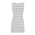 thumbnail image 5 of Ruimatai Women's Summer Sleeveless Striped Mini Dress Casual Comfortable Stretchy Slim Fit Round Neck Polyester Beach Party Sundress, 5 of 6