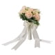 thumbnail image 2 of Ramos de boda ramo de flores artificiales de seda para novia, boda, fiesta e iglesia, color rosa, 2 of 14