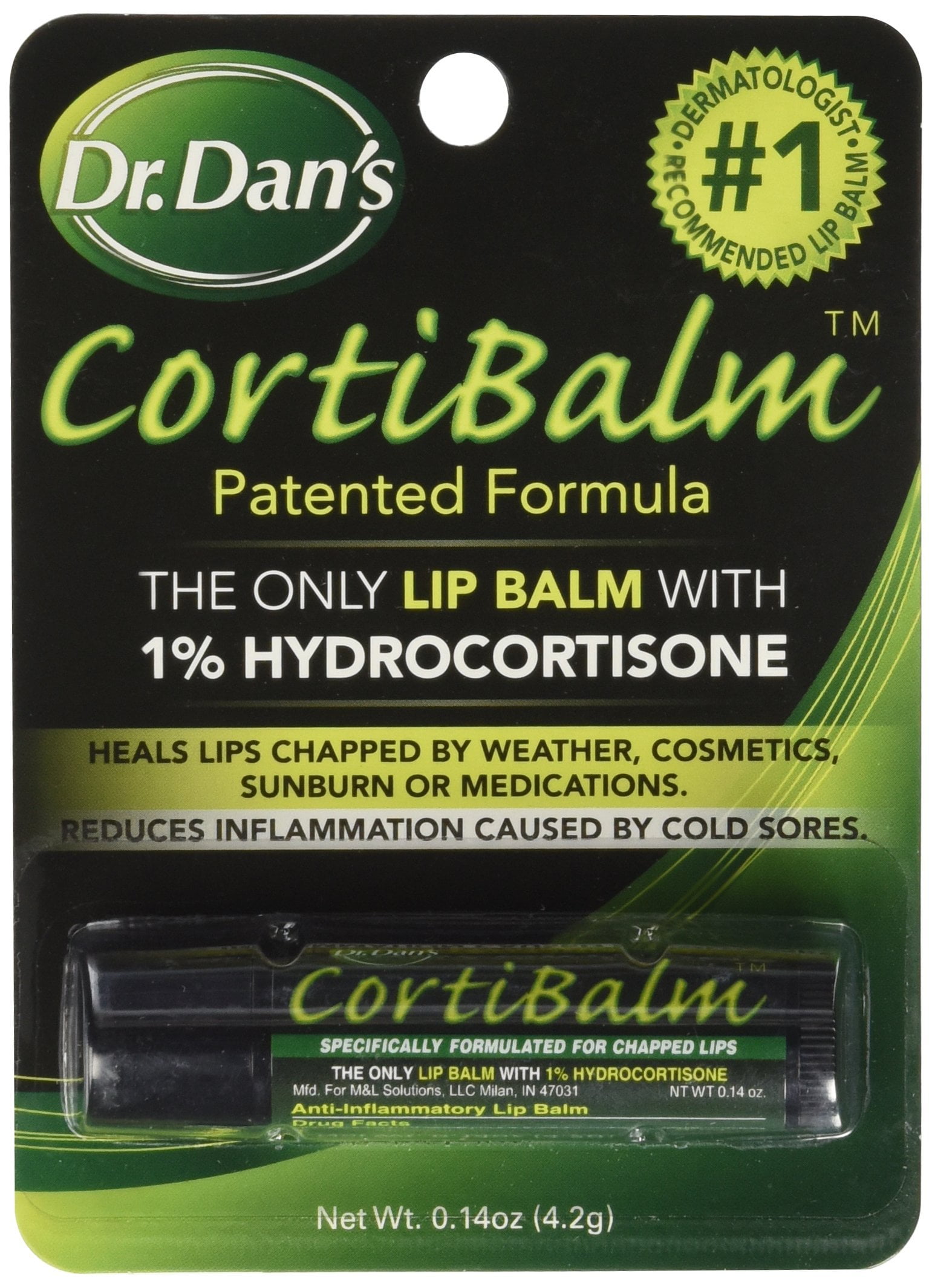 Dr. Dans Cortibalm Lip Balm, 6 Count 6Pack