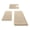 Khaki, variant on Kojanyu Three Piece Set New Lamb Wool Floor Mat, Memory Sponge Bathroom Absorbent Anti Slip Bath Mat for Bathroom Bathtub, Laundry Room and Home Decor