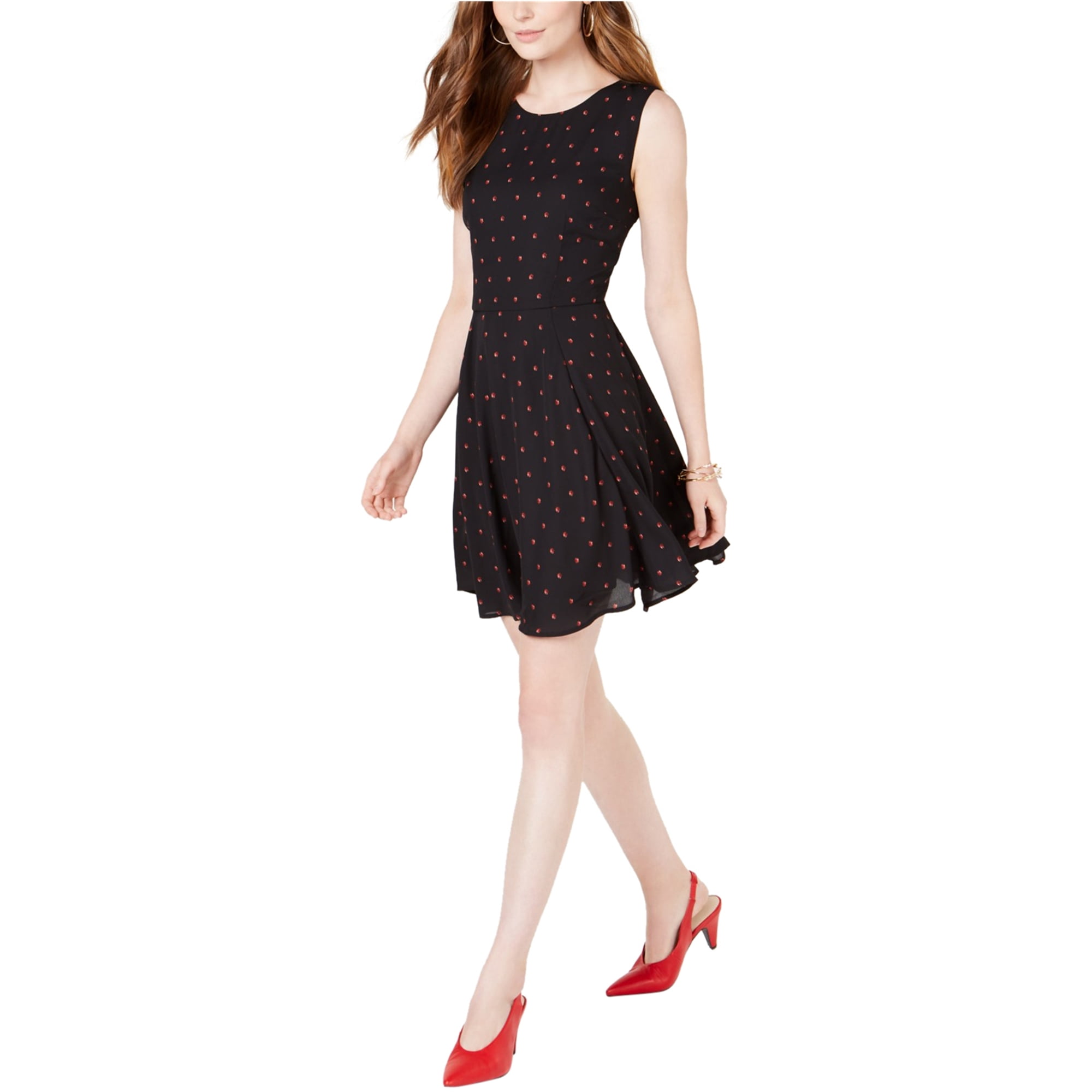 maison jules fit and flare dress