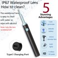 thumbnail image 5 of ZHAOCHENG paquete de herramienta de eliminación de cerumen con cámara para oídos, 6 luces LED y kit de limpieza de cerumen de 4 piezas, cámara para iOS y Android, negro, 5 of 5