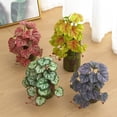 thumbnail image 1 of Plantas Verdes Artificiales Planta artificial verde de 23 hojas con hojas de alumbre con textura adhesiva para decoración de interiores y accesorios de pared (1 pieza) Rkxzt, 1 of 9