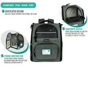 PetAmi Deluxe Pet Carrier Backpack, Grau