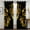 6, variant on Custom Logo Designer Black Gold 2 Pieces Thin Window Drape Curtain for Living Room Bedroom Decor