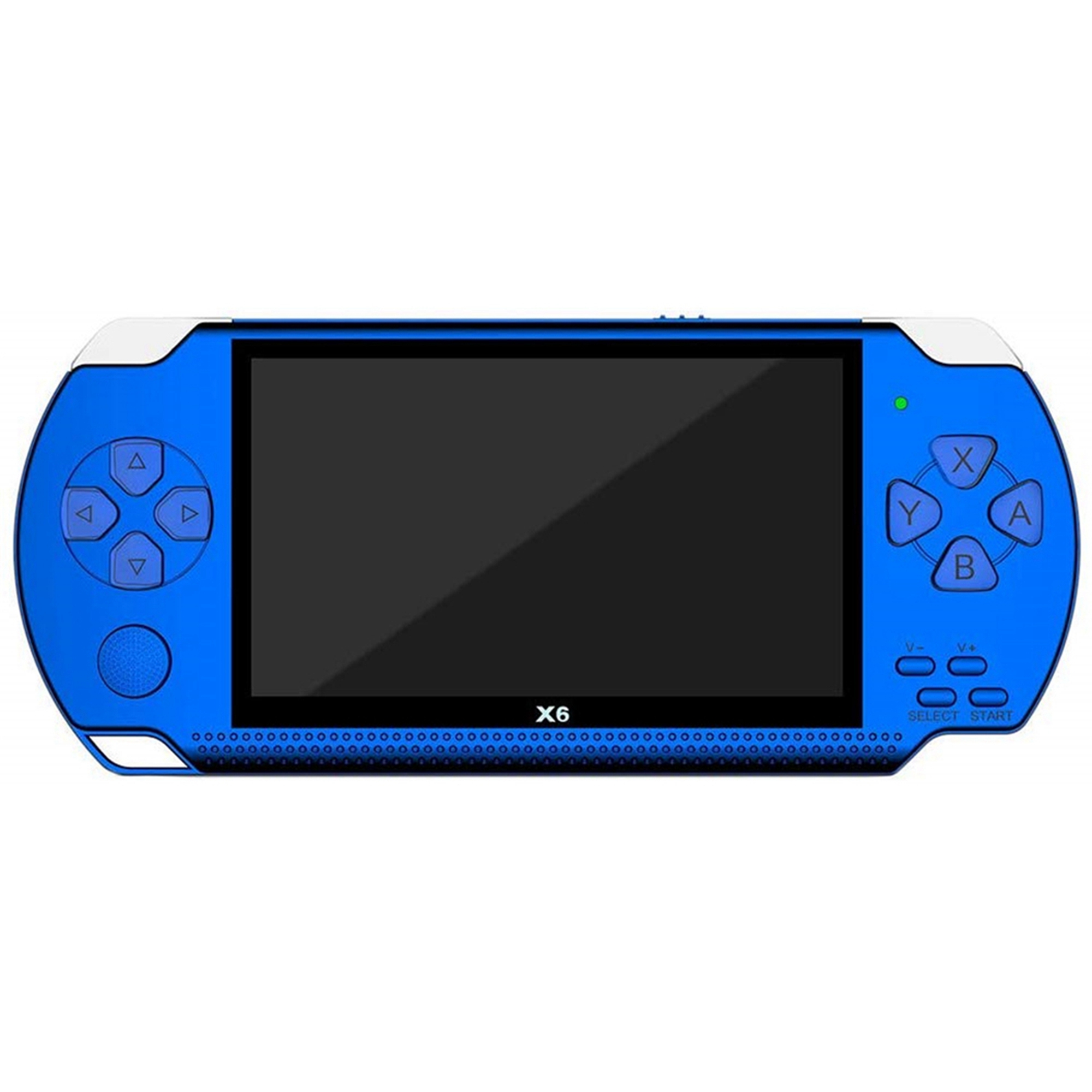 Sarzi PSP X6 Handheld Game Machine 8GB 4" Screen with 3000 Games, Blue