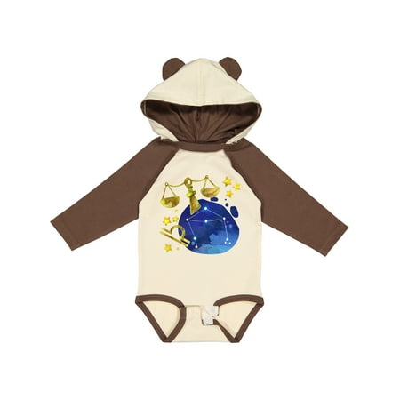 

Inktastic Libra Constellation Zodiac Sign Illustration Boys or Girls Long Sleeve Baby Bodysuit