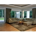 thumbnail image 2 of Nourison  Capri Wool Area Rug Chocolate 2'3" x 8' Runner Latex Free Abstract 8' Runner Runner, Indoor Beige Runner, Rectangle, 2 of 4