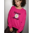 thumbnail image 2 of Fabulous Always Daisy Sweatshirt Women -Image by Shutterstock, Female Small, 2 of 4
