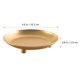 thumbnail image 3 of Placa de vela para el hogar Candillo delicado plato de hierro vela accesorio de vela, 3 of 6