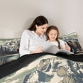 thumbnail image 5 of Manfei Boys Girls Safari Brown Bear Full Size Comforter Sets 3-Piece,Jungle Woodland Animal Bedding Comforter Set,Vintage Aesthetics Lightweight Bedding Sets,Breathable Home Decor,Reversible, 5 of 8