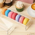 thumbnail image 3 of Qczoyp 2Pcs Cracker Tray for Serving, Acrylic Biscuit Stand Cracker Server Holder, Rectangular Clear Food Display Holder for Countertop, Home, Wedding Parties and Events, 3 of 9