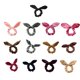 thumbnail image 1 of 13pcs Lazos para el cabello de goma de para el cabello para el cabello elásticas y coloridas Accesorios para el cabello Cuerd Colcomx Gomas para el oído de terciopelo, 1 of 8
