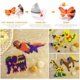 thumbnail image 3 of Shisuyan Square Fuse Beads Pegboards Transparent 6Pcs 5.31X5.31X0.20in, 3 of 9