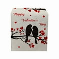 thumbnail image 2 of Liquidation! Ymkly Robe de Fête, Cheesecloth, Mode Femmes Tissu Bande Élastique Double Couche Écharpes Cheveux Impression Florale Queue de Cheval Saint-Valentin Drapeau Rouge, Cadeau Saint-Valentin, 2 of 9