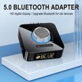 thumbnail image 4 of Transmisor receptor de audio Bluetooth Wmkox8yii Convertidor de adaptador de audio AUX 2 en 1, 4 of 9