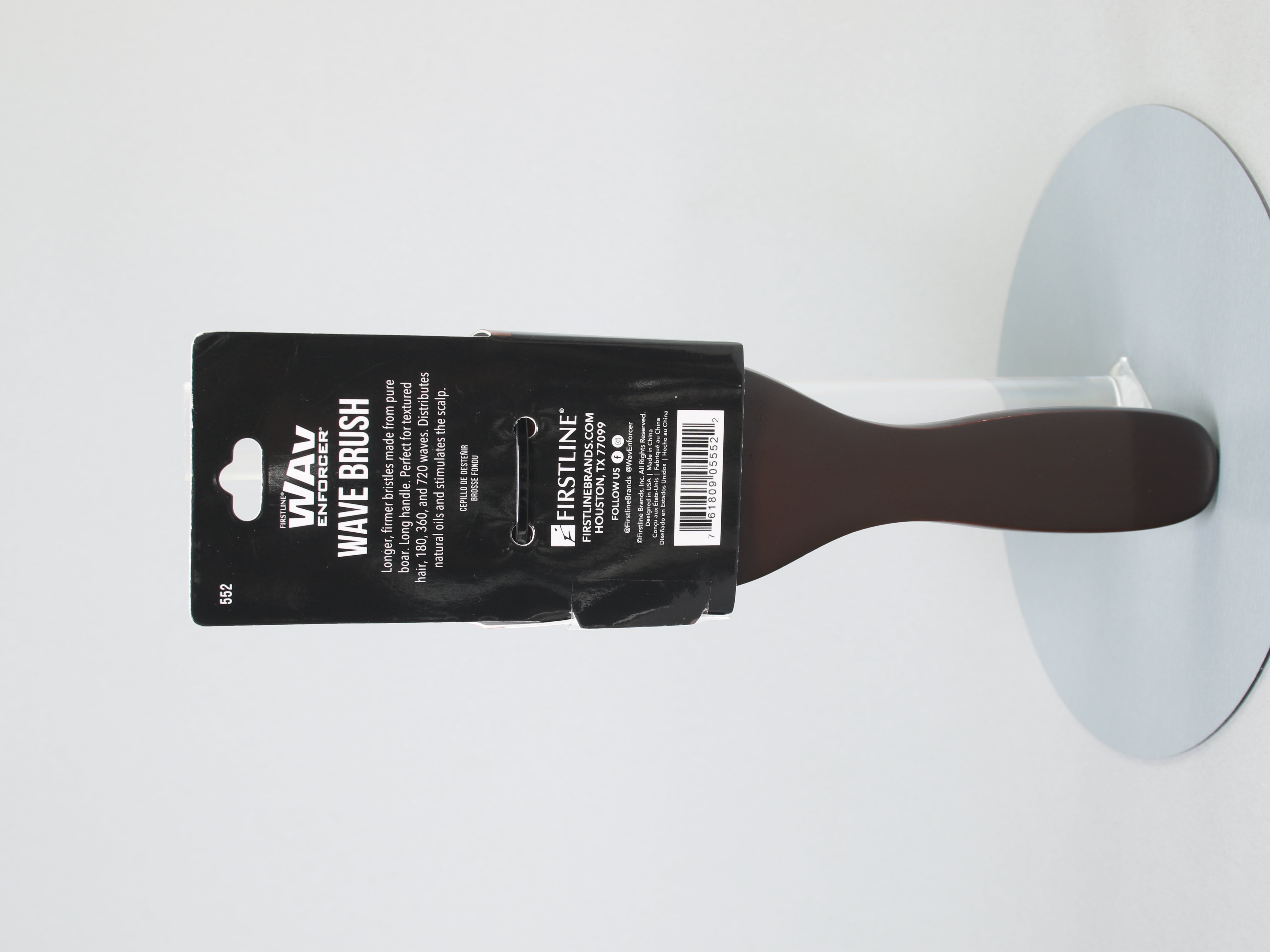 (2 pack) WavEnforcer 10" Boar Bristle Wave Hair Brush, Brown, 1 Count
