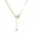 NMSN-G434-3, variant on NICKSUN 18K Gold-Plated Stainless Steel Heart Mother-of-Pearl Y-Style Necklace - Elegant Adjustable Lockbone Chain for Women