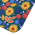thumbnail image 5 of Pioneer Flower Floral Print Pattern Kitchen Dish Drying Mat 1 Pack, Ultra Absorbent Microfiber Drainer Mat, 16"x18", 5 of 6