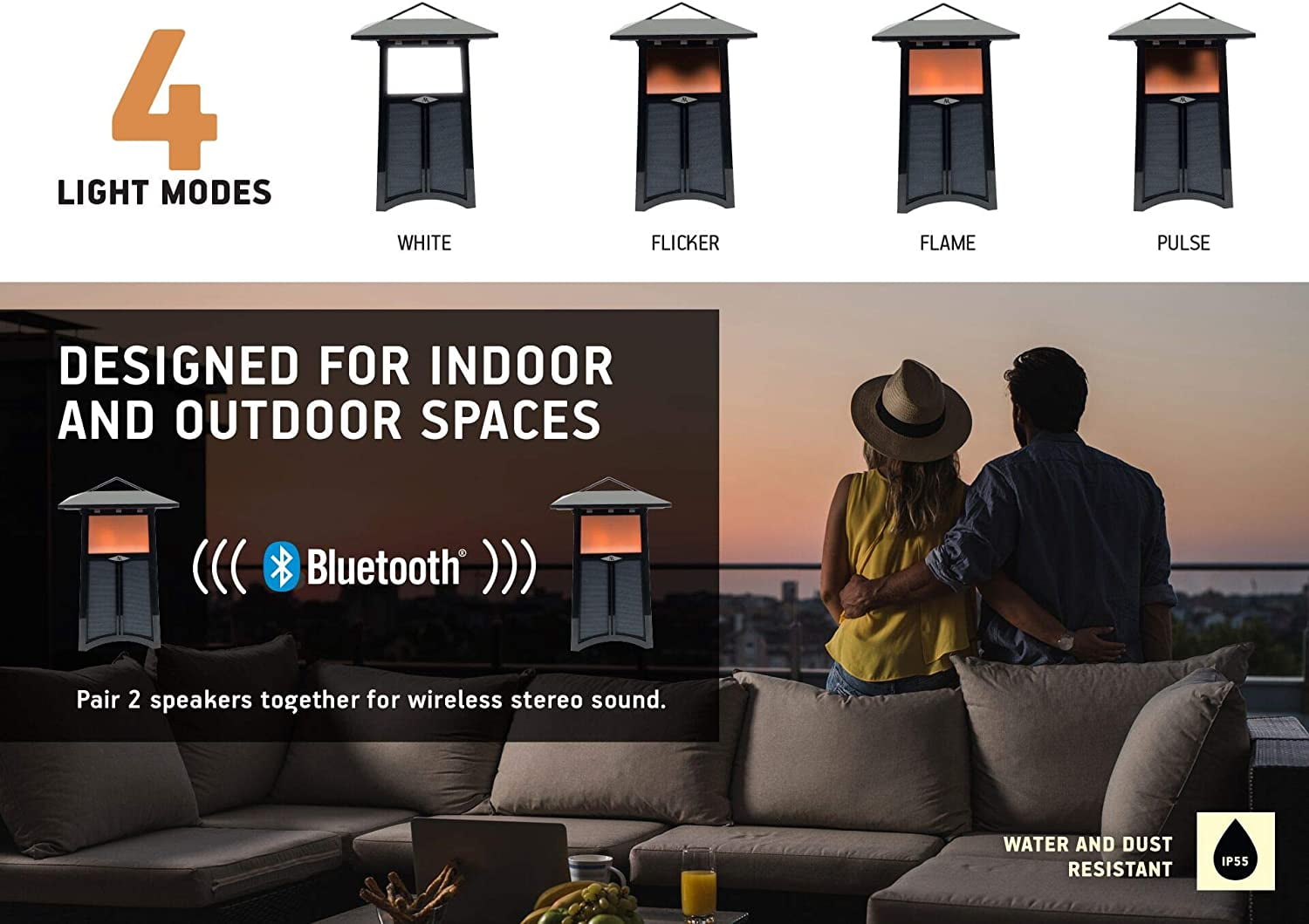 ar santa cruz wireless portable indoor and outdoor bluetooth speaker