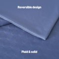 thumbnail image 4 of Waffle Weave Comforter for Hot Sleepers, Lightweight Cooling Blanket, 90"x90", Queen, Blue, 4 of 6