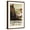 Brown Frame, variant on Art.com Cornwall, England - Street Scene with Two Men Working Railway Poster Art Print by Lantern Press, Black Frame Wall Art, 21" x 29"