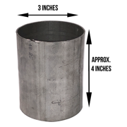 3 ID TO 3 ID Pipe to Pipe Coupling Connector Aluminized