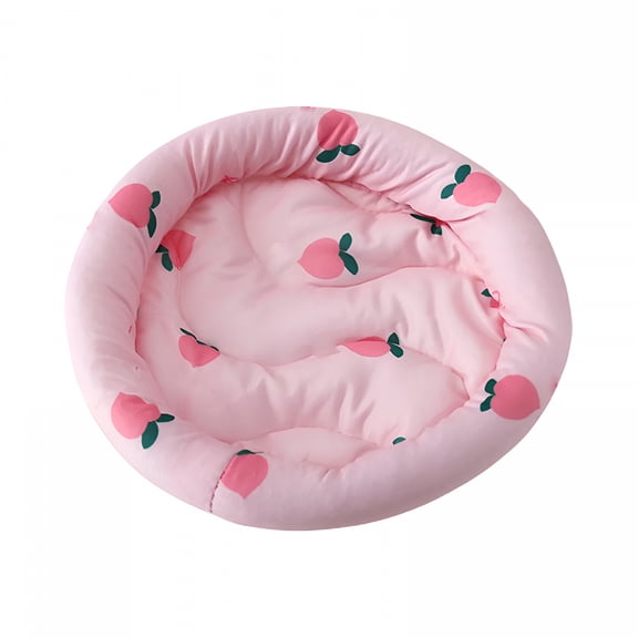 LAMIRO Pet Mat Small Bunny Bedding Cooling Pet Bed with Ice Silk Material,Solid