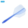 thumbnail image 3 of Uxcell Integrated Dart Shaft Flights, 3 Pack Durable Dart Flight Set, Blue, 3 of 5